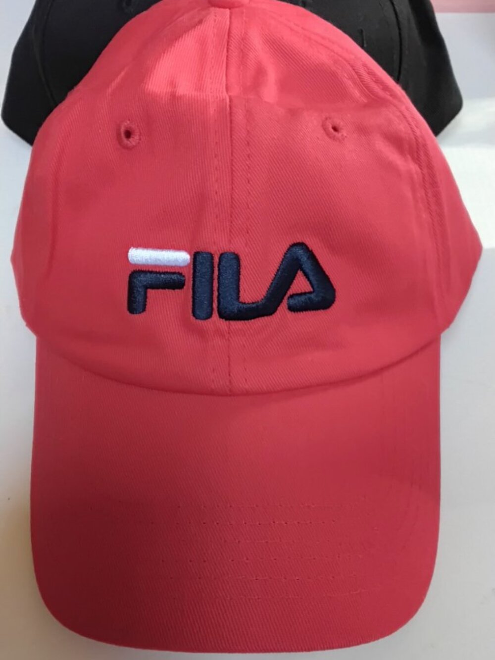 FILA Red Baseball Cap FF-HT05430AQAU OSFM Retail$30.00 NWT's Metal adjuster clip - Picture 4 of 4